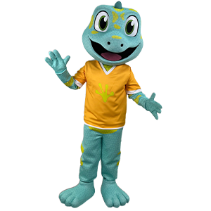 Mascotte sur mesure Gecko Fun - Planète Mascottes